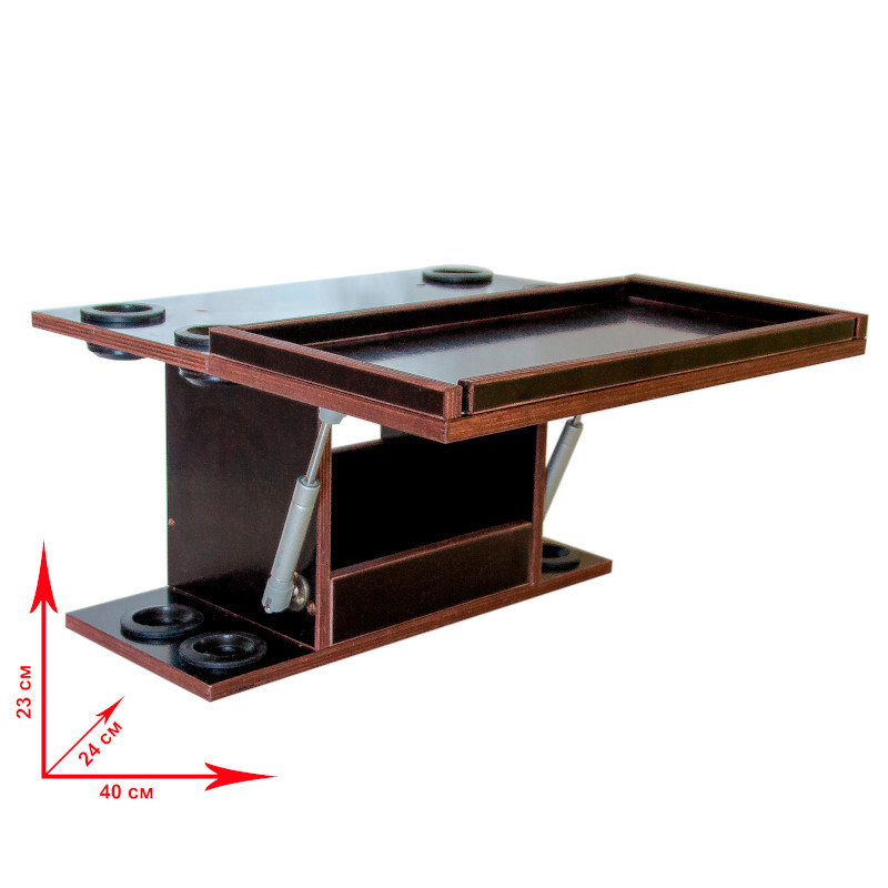 Универсальный крепежный блок Cheburahus УКБ 4УС (4 удилища + столик-дверца), ликпаз - фото 1 - id-p172685316