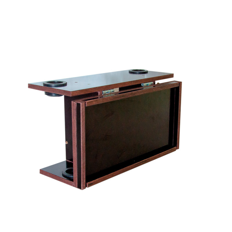 Универсальный крепежный блок Cheburahus УКБ 2УС (2 удилища + столик-дверца), ликпаз - фото 3 - id-p172685317