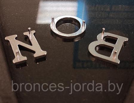 Буква хром 5 см Vezzani на памятник Италия, фото 2