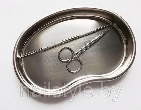 Металлический лоток для стерилизации инструментов, 20 см x 13 см*2,5см, большой - фото 2 - id-p172685605
