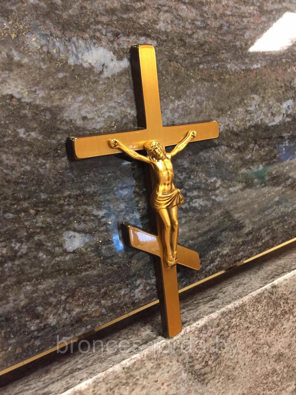 Крест православный бронзовый с распятием 20×11 см в наличии Caggiati Италия - фото 2 - id-p130851919