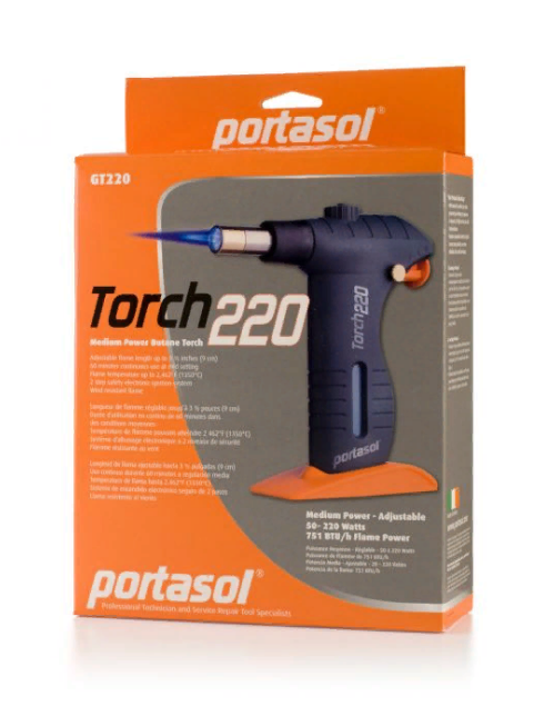 Бутановая горелка Portasol GT220 для пайки пластика - фото 2 - id-p172686099