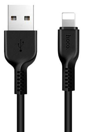 Зарядный USB дата кабель HOCO X20 Lightning, 2.4A, 2м, черный 556019, фото 1
