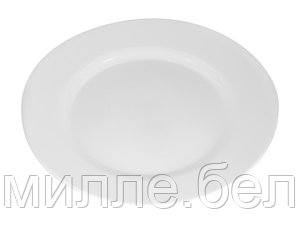 Тарелка обеденная стеклокерамическая, 275 мм, круглая, серия SNOWFALL (Снегопад), DIVA LA OPALA (Sovrana