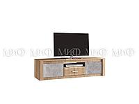 Тумба ТВ Терра - Бетон темный / Дуб сонома