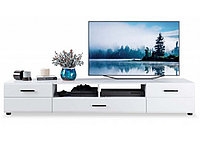 Тумба под ТВ Ларго 2,0м - Белый глянец/Белый (Рикко)