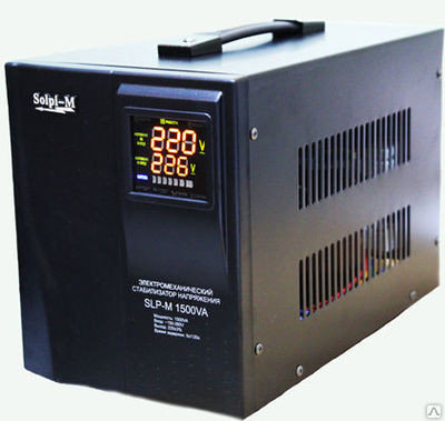 Стабилизатор напряжения электромеханический Solpi-M SLP-M 2000BA, фото 2