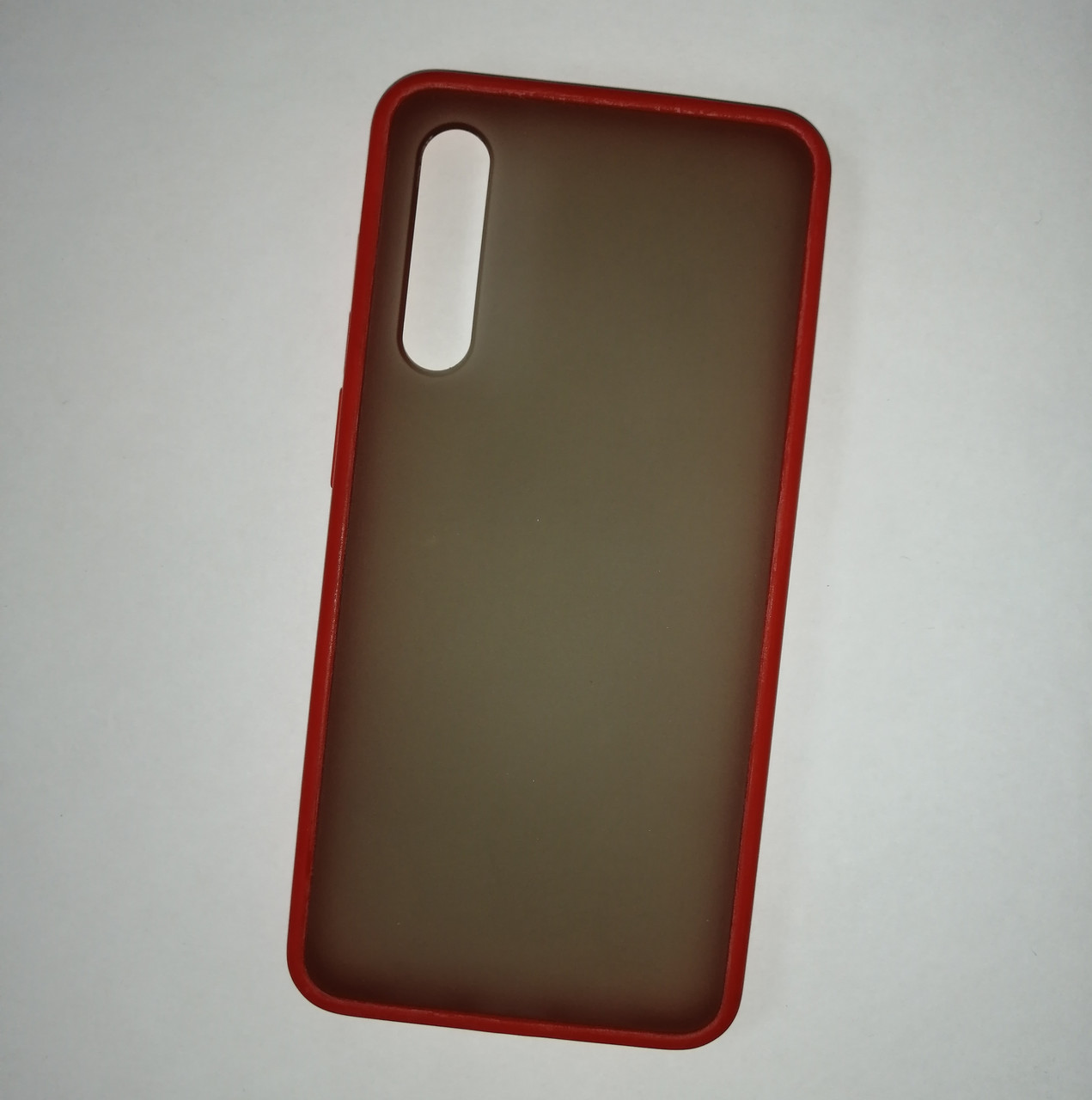 Чехол-накладка для Xiaomi Mi9 Pro ( силикон+пластик ) красный с серым