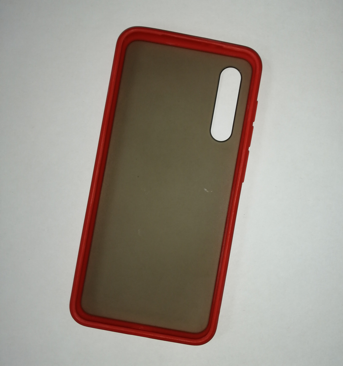 Чехол-накладка для Xiaomi Mi9 Pro ( силикон+пластик ) красный с серым - фото 2 - id-p172719537