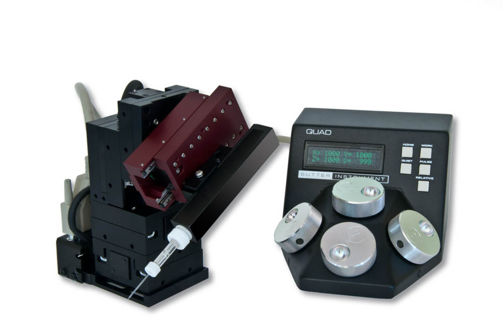 Моторизованный микроманипулятор с 4 осями Sutter Instrument Quad - фото 1 - id-p172722675