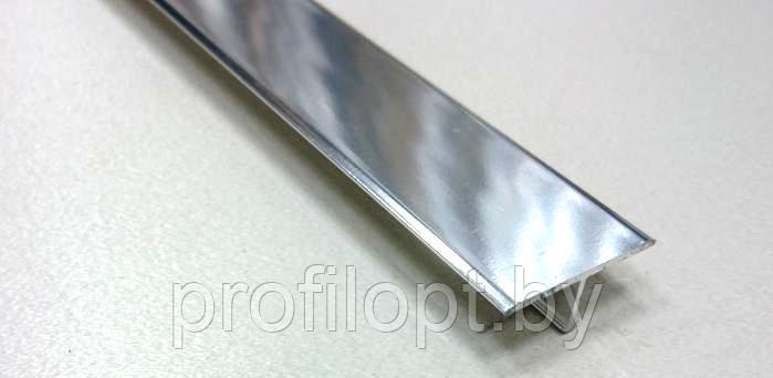 Т-образный порог 18 мм. серебро Глянцевый (полированный) 270 см - фото 1 - id-p172741803