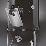 Коптильня Weber Smokey Mountain Cooker, 57 см, черный, фото 4