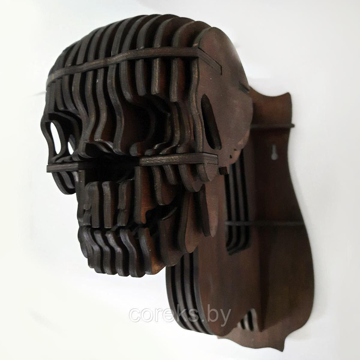 Вешалка для шлема "Череп" (коричневый) - фото 3 - id-p172745256