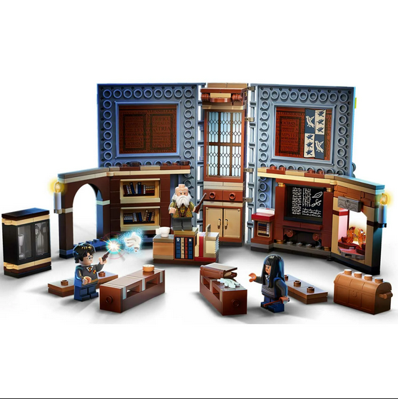 Детский конструктор Гарри поттер книга 60009 аналог лего Lego Учёба в Хогвартсе Урок заклинаний комната домик - фото 3 - id-p172746571