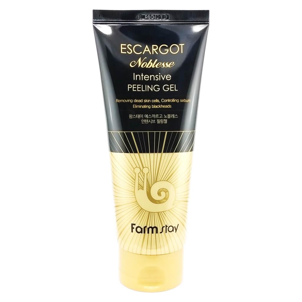 Обновляющий пилинг-скатка с муцином улитки Farmstay Escargot Noblesse Intensive Peeling Gel