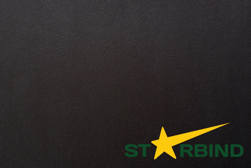 Обложки для переплета STARBIND картон тиснение "кожа" А4 /100 шт./ черные