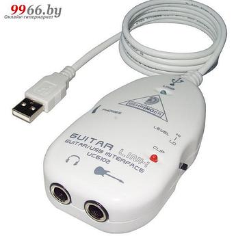 Аудиоинтерфейс Behringer UCG102 внешняя звуковая карта USB аудиокарта