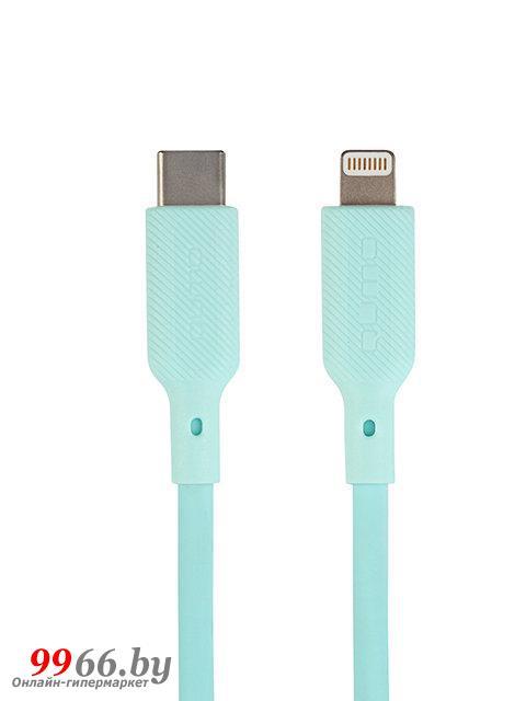 Аксессуар Qumo MFI С94 Type-C - Lightning 1m Light Blue 32997