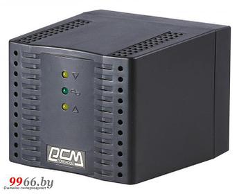 Стабилизаторы напряжения Powercom TCA-2000 однофазный 220В для газовых котлов кондиционера дома дачи черный