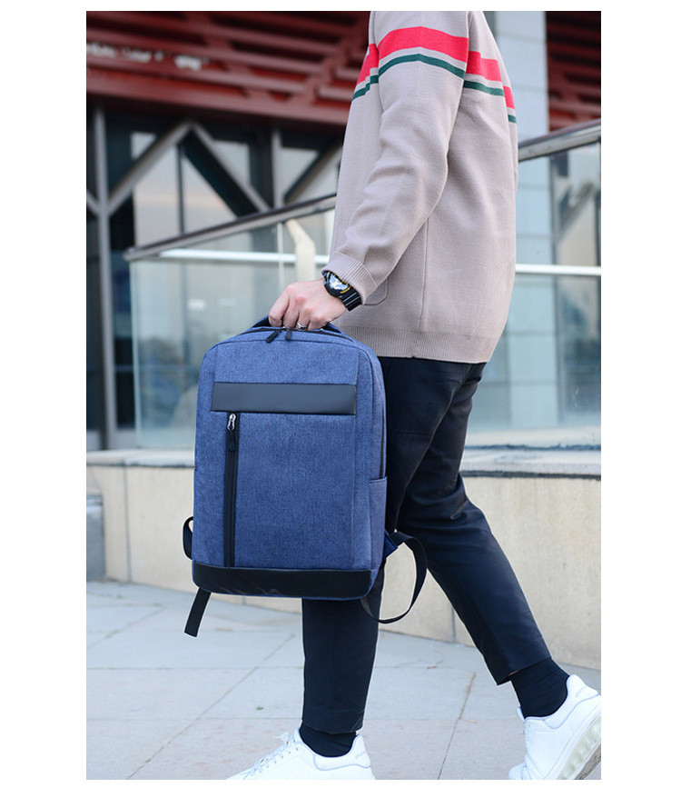 Дорожный набор( рюкзак, сумка с плечевым ремнем, клатч) Синий - фото 4 - id-p172754085
