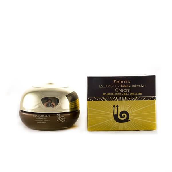 Регенерирующий крем с муцином улитки для ухода за зрелой кожей Farmstay Escargot Noblesse Intensive Cream
