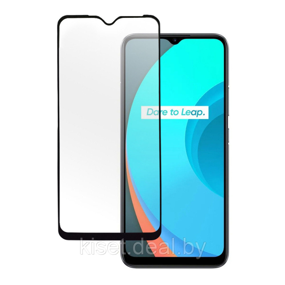 Защитное стекло KST FG для Realme C20 / C20A черный - фото 1 - id-p172746630