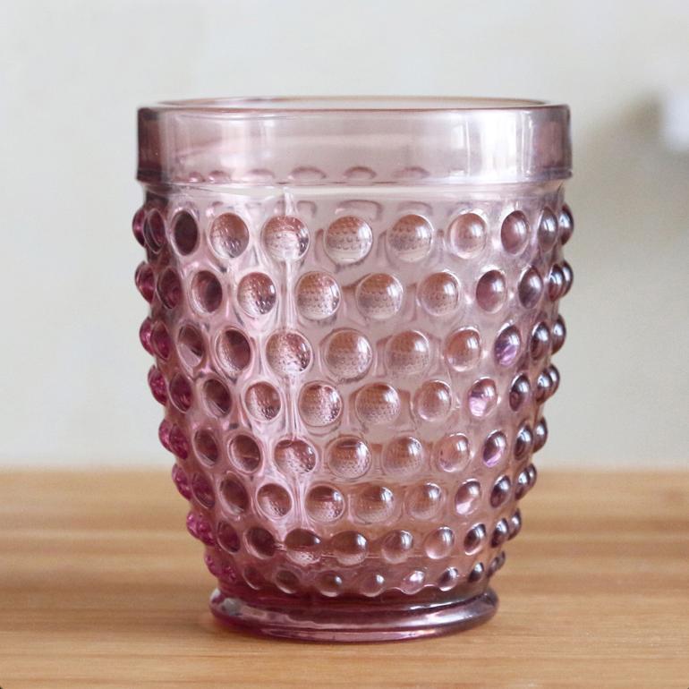 Стакан для воды "Berry" 260мл h105мм, стекло, цвет розовый Berry5Pi - фото 1 - id-p172799652