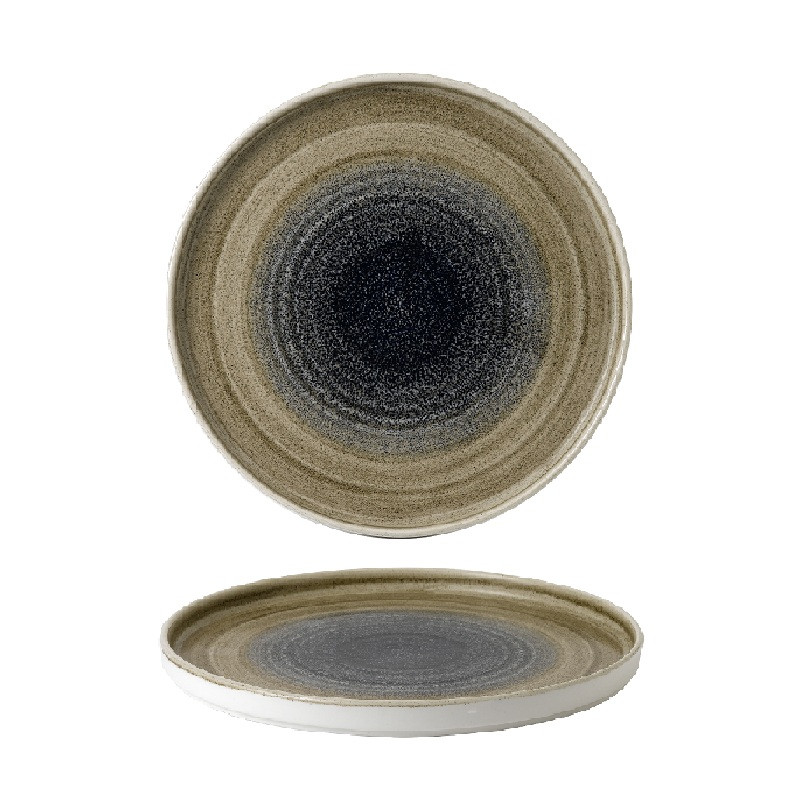 Тарелка мелкая CHEFS Walled d21см h2см, с прямым бортом, Stonecast Aqueous, цвет Bayou SABTWP211 - фото 1 - id-p172808310