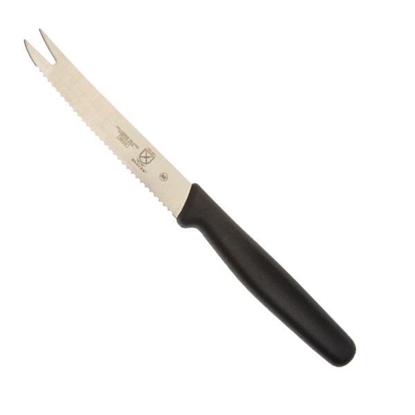 Нож барный 10,8см, с вилочкой, нерж.сталь, ручка пластиковая M33930B - фото 1 - id-p172812269