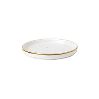 Тарелка мелкая CHEFS Walled d15,7см h2см, с прямым бортом, Stonecast, цвет Barley White SWHSWP161