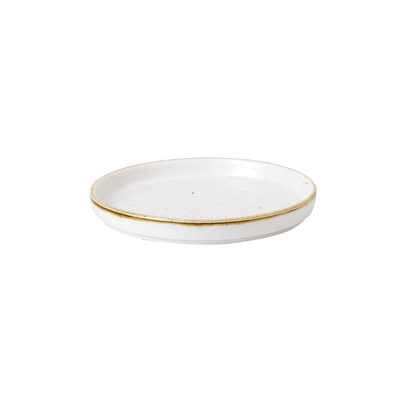 Тарелка мелкая CHEFS Walled d15,7см h2см, с прямым бортом, Stonecast, цвет Barley White SWHSWP161 - фото 1 - id-p172808417