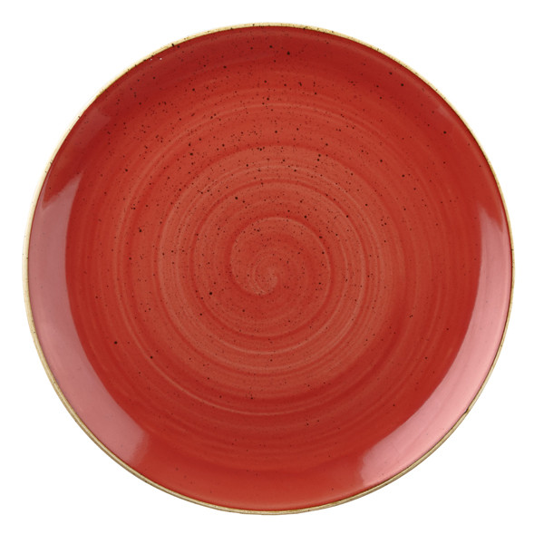 Тарелка мелкая 32,4см, без борта, Stonecast, цвет Berry Red SBRSEV121 - фото 1 - id-p172808458