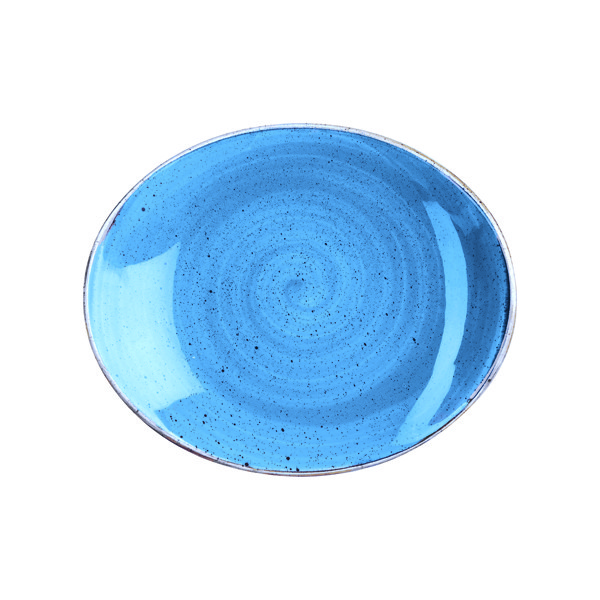 Блюдо овальное 19,2см, без борта, Stonecast, цвет Cornflower Blue SCFSOP71 - фото 1 - id-p172808497