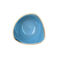 Салатник треугольный 0,26л d15,3см, без борта, Stonecast, цвет Cornflower Blue SCFSTRB61