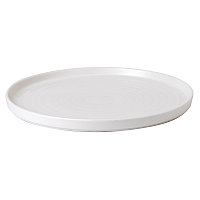 Тарелка мелкая CHEFS Walled d21см h2см, с прямым бортом, Vellum, цвет White полуматовый WHVMWP211