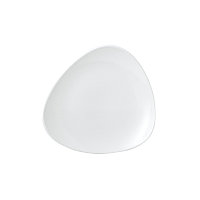 Тарелка мелкая треугольная 19,2см, без борта, Vellum, цвет White полуматовый WHVMTR71