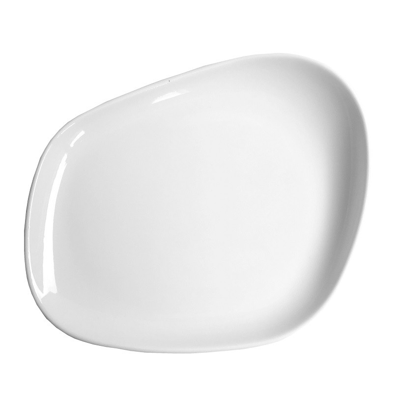 Тарелка мелкая 23х20см h3,5см, фарфор, серия Yayoi, цвет белый 11004 - фото 1 - id-p172810611