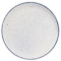 Тарелка мелкая 32,4см, без борта, Stonecast Hints, цвет Indigo Blue SHBIEV121