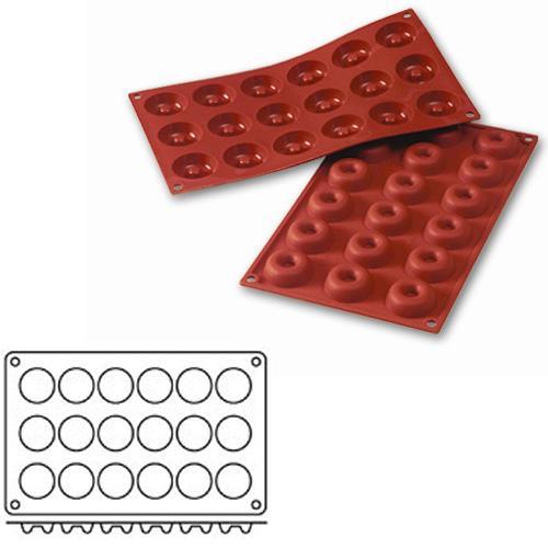 Форма силик. д/зам. и вып. "Саварин" d41мм h12мм, 18 ячеек SF010/N