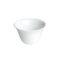 Чашка кофейная 80мл (блюдце 13см), фарфор, серия FLY, цвет белый 13003