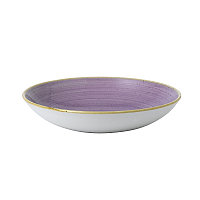 Тарелка глубокая 24,8см 1,13л, без борта, Stonecast, цвет Lavender SLASEVB91