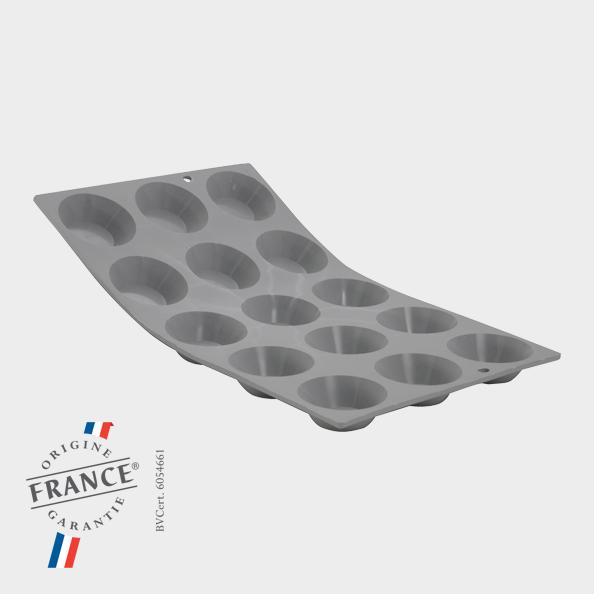 Форма силик. д/зам. и вып. "Эластомуль Тарталетка-мини" d50мм h15мм, 19мл, 15 ячеек 1859.01D