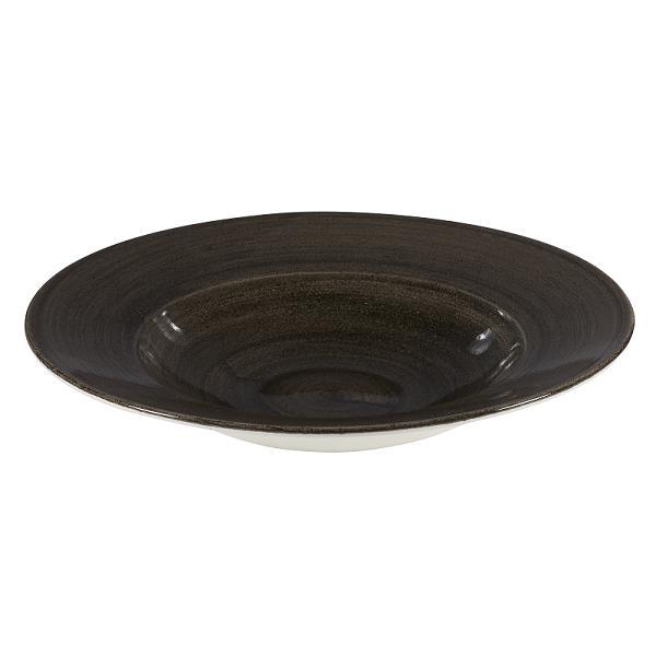 Тарелка для пасты 28см 0,47л, с широким бортом, Stonecast Patina, цвет Iron Black PAIBVWBL1 - фото 1 - id-p172808743
