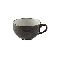 Чашка Cappuccino 340мл Stonecast Patina, цвет Iron Black PAIBCB281