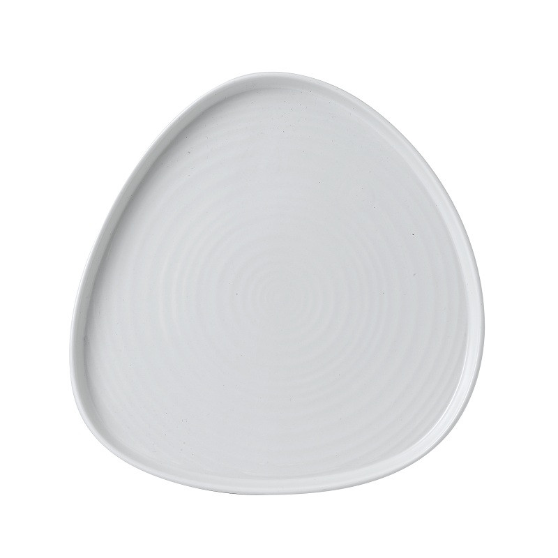 Тарелка треугольная мелкая CHEFS Walled 26см h2см, с прямым бортом, Chefs Plates, цвет White WHWT271 - фото 1 - id-p172807833