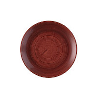 Тарелка мелкая 21,7см, без борта, Stonecast Patina, цвет Rust Red PAREEVP81