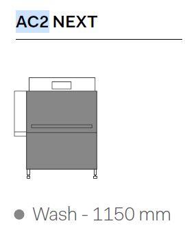 МАШИНА ПОСУДОМОЕЧНАЯ COMENDA AC2 NEXT LR/СУШКА ПРЯМ./ДОЗ. - фото 1 - id-p172815113