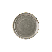 Тарелка мелкая 21,7см, без борта, Stonecast, цвет Peppercorn Grey SPGSEVP81