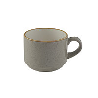 Чашка чайная стекбл 220мл Stonecast, цвет Peppercorn Grey SPGSVSC81
