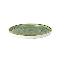 Тарелка мелкая CHEFS Walled d21см h2см, с прямым бортом, Stonecast, цвет Samphire Green SSGSWP211